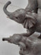 Olifant - 3 in een rij - Grijs - 54x12x23cm