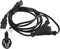 Power Cord Lanberg SCHUKO CEE 7/7 A 2X IEC320 C13 Black