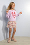 Nono - Meisjes Rok - Plissee met jungle leaves print - Maat 134/140