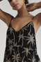 SHIWI Sicily - Dames Jurk V-hals - Met verstelbare bandjes - Zwart