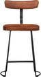 vidaXL - Barkrukken - 2 - st - 49x43x79 - cm - massief - mangohout