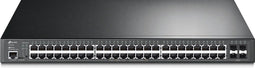 TP-Link JetStream TL-SG3452P - Managed Switch L2/L3 - 48x PoE+ 384W - Zwart