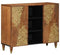 vidaXL - Dressoir - 90x33x75 - cm - Massief - Mango - Hout