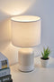 Pauleen Sandy Glow - LED-tafellamp E14 max. 20W - Keramiek Beige Wit