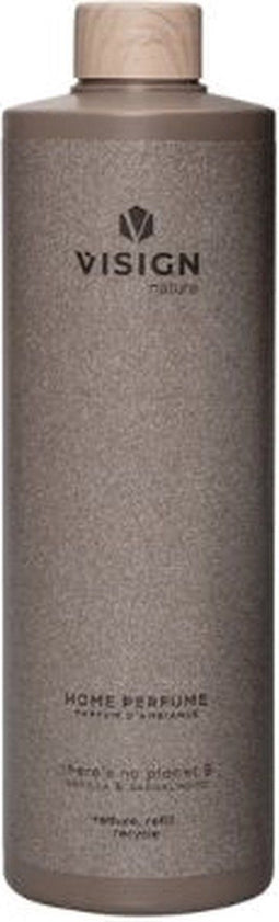 Visign Nature Huisparfum Navulling - Roomspray - Huis parfum - Frisse & Kruidige geur - No Planet B - 500 ml