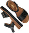 Gabor Florenz - Sandalen - Sleehak - Zwart - Maat: 38