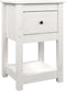 vidaXL - Nachtkastjes - 2 - st - 40x35x61,5 - cm - massief - grenenhout - wit