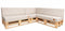 Ravenna Hollywoodschommel Kussenset met Zonnedak 175 cm
