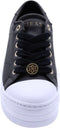 GUESS Bells - Dames Sneakers - Platform - Zwart (36)