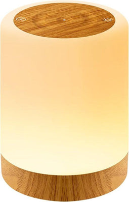 Glowy Nachtlampje LED - Draadloze Tafellamp - 256 Kleuren 3 Modi - Touchpaneel - Sfeerverlichting