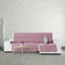 Hoes voor chaise longue met korte armleuning rechts Eysa SILVER Rood 100 x 110 x 240 cm