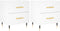vidaXL - Nachtkastjes - 2 - st - 40x35x47,5 - cm - bewerkt - hout - wit