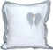 HD Collection Hart Gestippeld - Sierkussen - 42x42 cm - Wit
