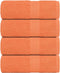 vidaXL - Zeepdoekjes - 4 - st - 30x30 - cm - 360 - g/m² - 100% - katoen - oranje