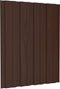 vidaXL - Dakpanelen - 36 - st - 60x45 - cm - gegalvaniseerd - staal - bruin