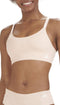 Adidas Scoop Lounge Bra - Bralette - 4 way stretch - Zwart/Peach (2PK)