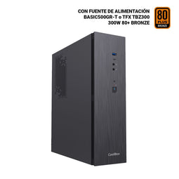 CoolBox COO-PCT370-BZ - ATX Semi-toren doos - USB 3.2 - Zwart