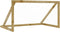 vidaXL - Voetbaldoel - met - net - 120x60x80 - cm - geïmpregneerd - grenenhout