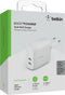 Belkin BoostCharge 40W - USB-C PD Wandlader - 2 Poorten - Wit