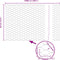 vidaXL - Hexagon - Schutting - 0.4x100 - m - Gegalvaniseerd - Staal