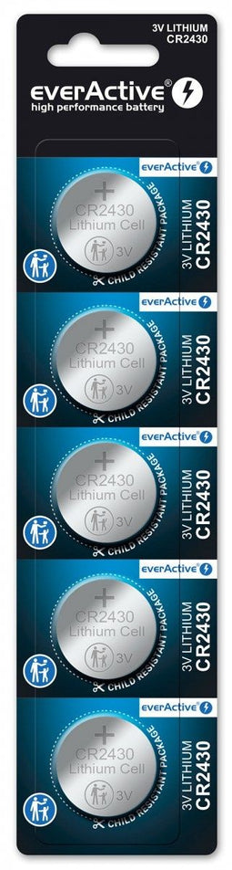 Everactive CR2430 - Batterijen - 5 stuks (5 stuks)