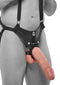 Pipedream - King Cock - Hollow Strap On Suspender System - 12 Inch - Flesh