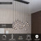 Lucide TEARS - Hanglamp - LED Dimbaar G4 16x1,5W 3000K - Zwart