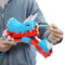NERF DinoSquad Tricera-blast - Blaster - 3 darts tegelijk - Blauw/Rood (12 stuks)