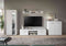 Furnilux Jam - Woonkamercombinatie - Tijdloos en functioneel - Wit - 35x330x159cm