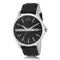 Armani Exchange AX2101 - Herenhorloge 46 mm - Zwart lederen band - Zilverkleurig