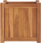 vidaXL - Plantenbak - verhoogd - 40x40x40 - cm - massief - teakhout