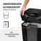 Fellowes LX25 - Papierversnipperaar - P4 Cross-Cut - 6 vel - 11.5 L - zwart