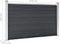 vidaXL - Schutting - 699x106 - cm - HKC - grijs