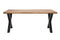 Feel Furniture - 240x100 Eettafel - Massief Glad Boomstamblad Eiken - 5 cm dik - U Frame