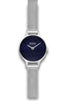 Skagen ANITA MICRO - Dames Horloge 22 mm - Zilverkleurig met zandsteenblauwe wijzerplaat