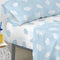 Onderlaken HappyFriday BASIC KIDS Blauw 105 x 200 x 32 cm