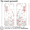 imoshion Hoesje Geschikt voor Motorola Moto G54 Hoesje Siliconen - imoshion Design hoesje - Meerkleurig / Blossom Watercolor
