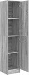 vidaXL - Hoge - Kast - Grijs - Sonoma - 35x39x168 - cm - Gelaagd - Hout