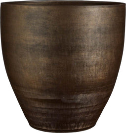 Mica Decorations Alicante Bloempot - 47x47x46 cm - Terracotta - Brons