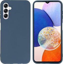 iMoshion Hoesje Geschikt voor Samsung Galaxy A14 (5G) Hoesje Siliconen - iMoshion Color Backcover - Donkerblauw