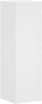 vidaXL - Plantenstandaards - 2 - st - 25x25x80 - cm - bewerkt - hout - wit