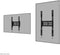 Neomounts WL30S-950BL19 - Muurbeugel - Pivot 90° roteren - Verstelbare hoogte - Max. 110