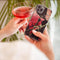 iMoshion Hoesje Geschikt voor Samsung Galaxy A71 Hoesje Siliconen - iMoshion Design hoesje - Zwart / Rood / Shattered Red Marble