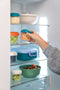 Amuse Rikko Poppy Snackbox - 185ml - Set van 3 snackdoosjes - Sluit gemakkelijk - Transparant - Rond - Rood - 185 ml