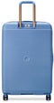 Delsey Freestyle - Reiskoffer 76 cm - 104L - SECURITECH® ritssluiting - Blauw met Goudkleurige Accenten
