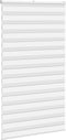 vidaXL - Zebra - rolgordijn - 130x230 - cm - stofbreedte - 125,9cm - polyester - wit