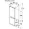 Neff KI5861SF0 - Integreerbare koel-vriescombinatie N 30 - LowFrost 182/83 liter - FreshSafe-lade