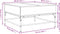 vidaXL - Salontafel - 80x80x45 - cm - bewerkt - hout - en - metaal - gerookt - eiken