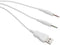 Deltaco GAM-030-W - Gaming-headset - 57 mm elementen - Wit