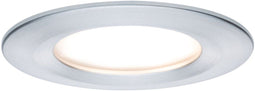 Paulmann Nova - LED-inbouwlamp - 3x6W dimbaar 2700K IP44 rond 78mm Alu gedraaid (1 stuk)